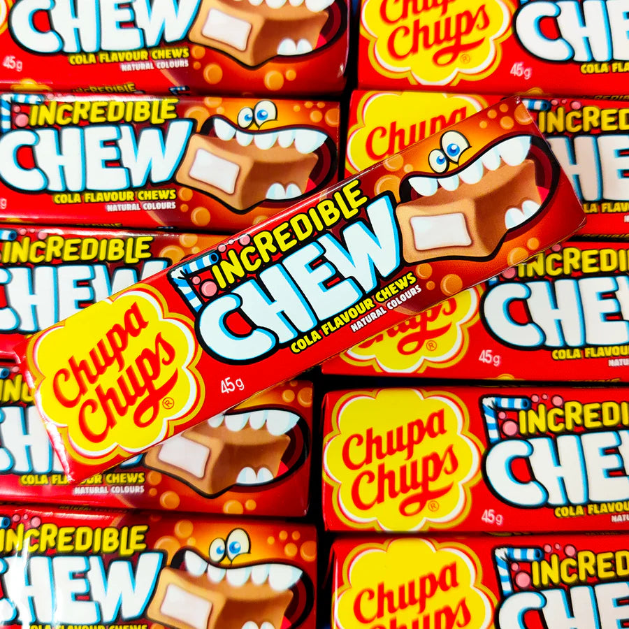 Chupa Chups Incredible Chew - Strawberry, Cola, Grape