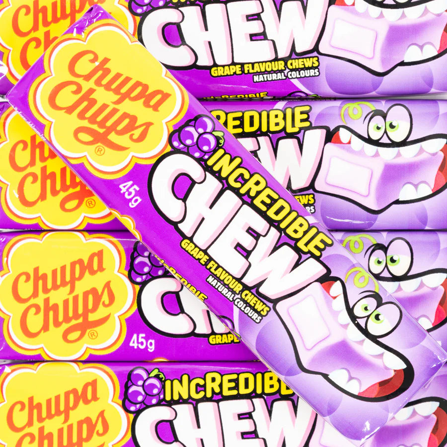 Chupa Chups Incredible Chew - Strawberry, Cola, Grape