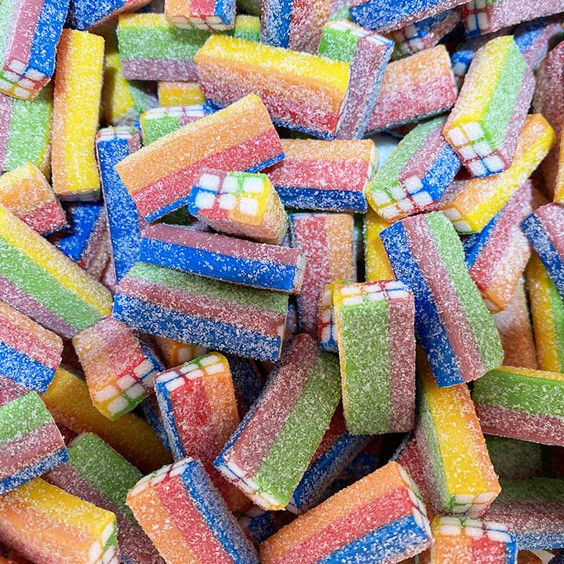 Damel Rainbow Sour Bricks - 100g